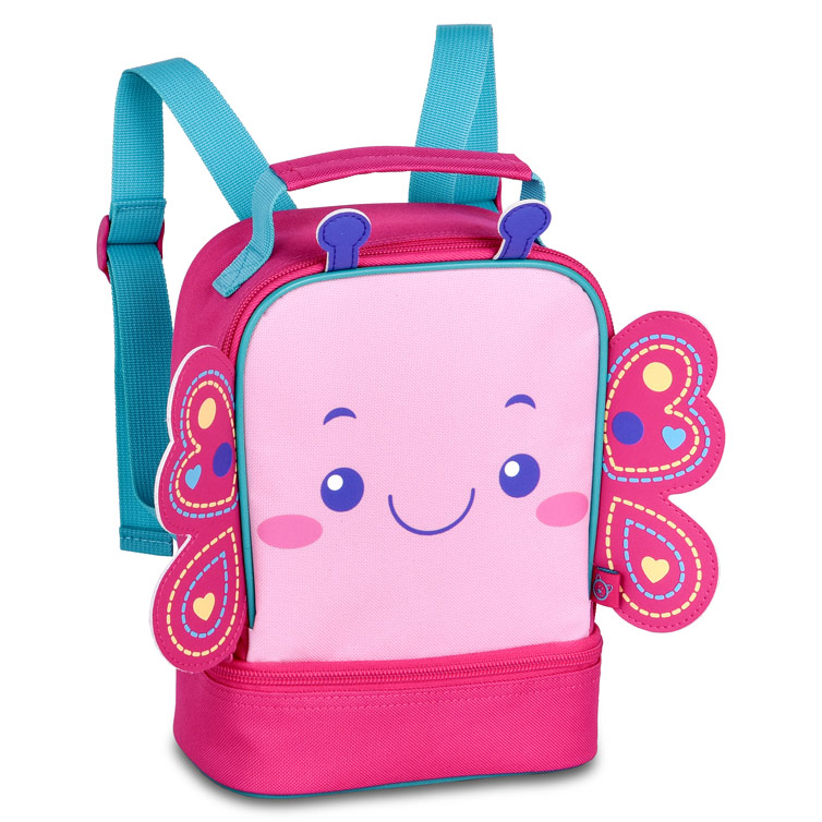 Lancheira Oficial Clio Pets Borboleta/Abelha - 9" | CP26265L